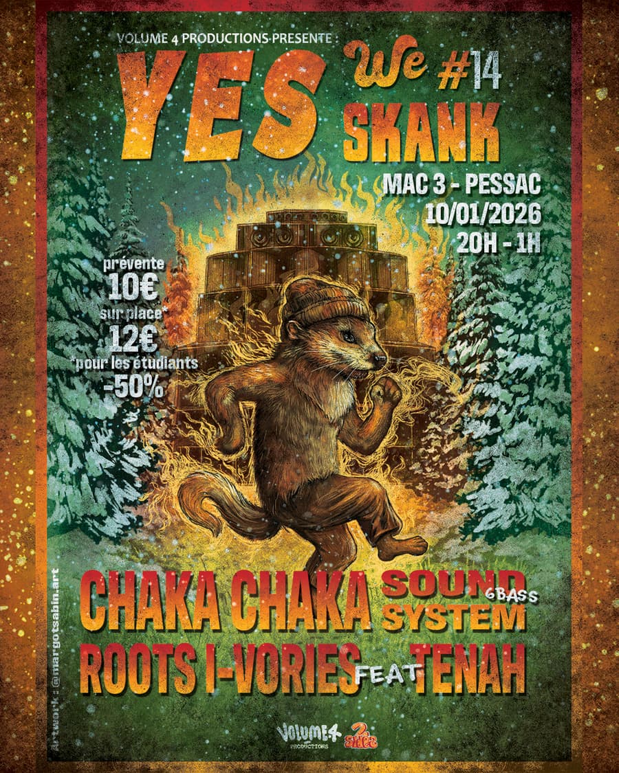 YES WE SKANK#14 - ROOTS I-VORIES (feat TENAH) meets CHAKA CHAKA SOUND SYSTEM