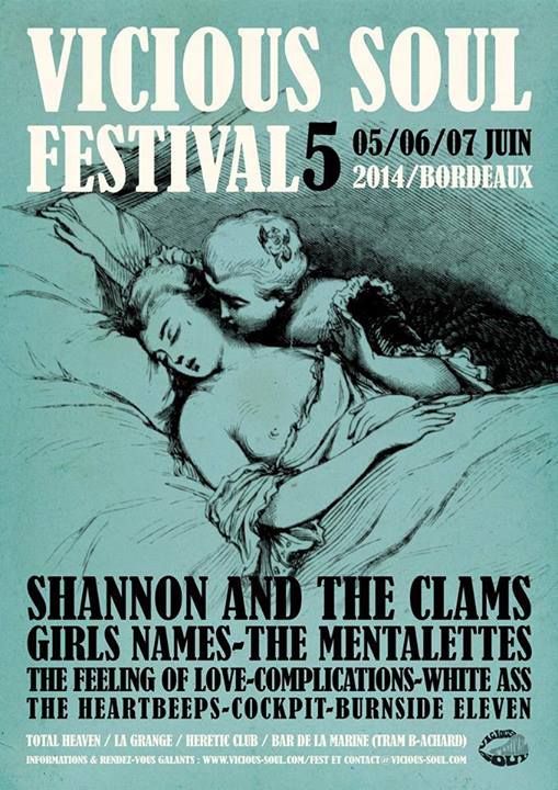 Vicious Soul Festival - Party #2 Avec Shannon and The Clams + The Mentalettes + Complications + Burnside Eleven