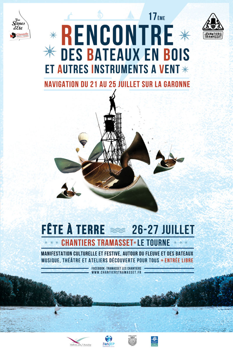 17ème Rencontre des Bateaux en Bois et Autres Instruments à Vent  Avec PARTI COLLECTIF + FABURDEN +  OPSA DEHËLI + FANFARE LORKèS 974  + BUM DITTY +  LA FIANCÉE DU PIRATE + la FANFARE EN CHANTIER