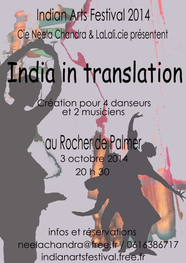 India in creation Avec S.V. Giridhara, percussions mridangam + Swathi Raghavan, chant carnatique + Cie Neela Chandra + Lali.Cie