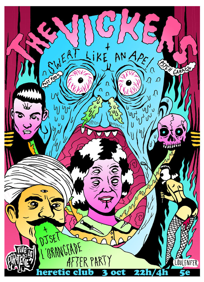 THE VICKERS + SWEAT LIKE AN APE + DJs SET 