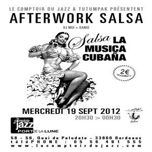 AFTERWORK SALSA Avec TUTUMPAK AFTERWORK SALSA
