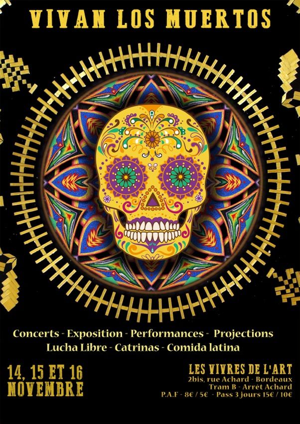 VIVAN LOS MUERTOS avec Jano Arrias + SOBO + Apostol Cumbia + Bal