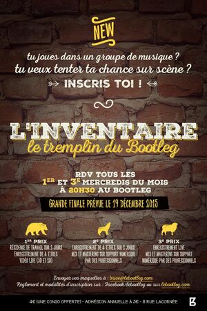 L'inventaire : le tremplin du Bootleg