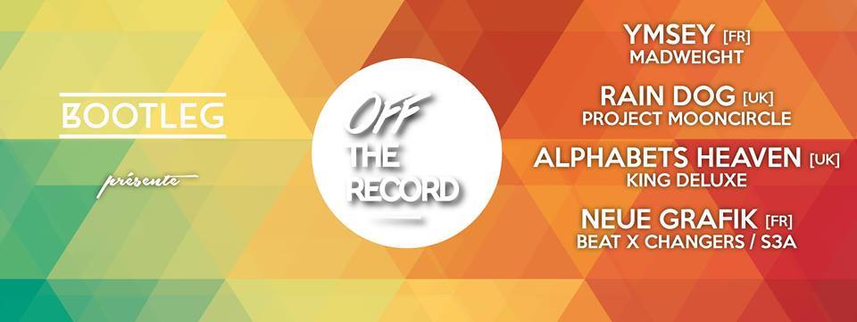 OFF the record Avec rain dog + alphabets heaven + neue grafik