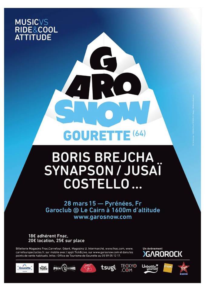 Garosnow Avec Boris Brejcha + Synapson + Jusai + Costello
