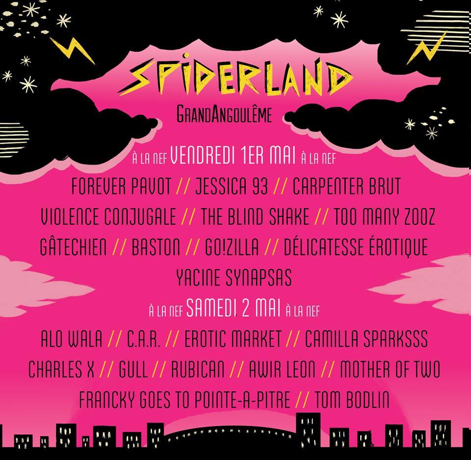 Spiderland Festival Avec Camilla Sparksss + ALO WALA + C.A.R. + ...