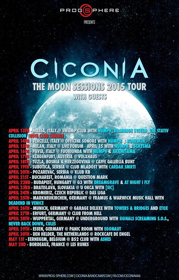 Ciconia Tour Avec Ciconia + Les Limbes + Simaetha