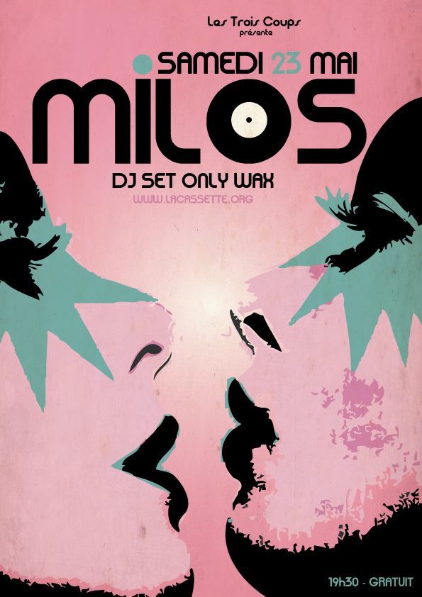 DJ set only wax Avec Milos