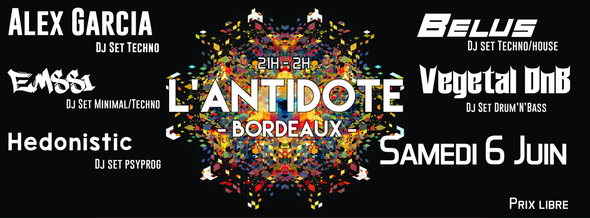 Alex Garcia  + Hedonistic + DJ EMSSI