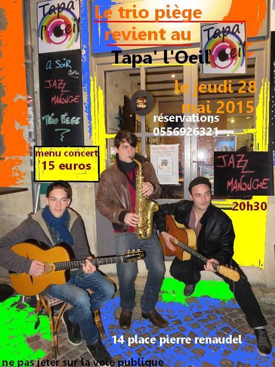 Jazz Manouche Avec Trio Piège