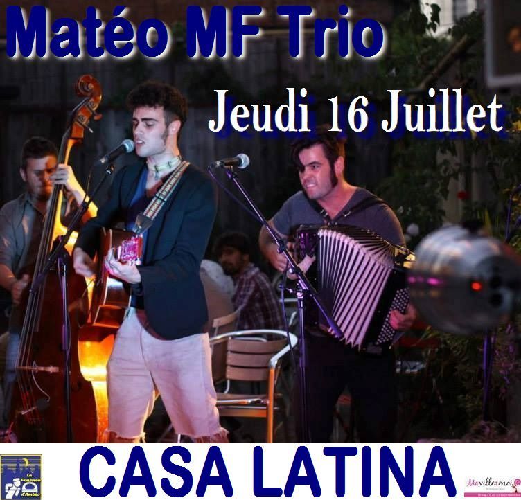OPEN ZIK LIVE  Avec MATEO MF TRIO