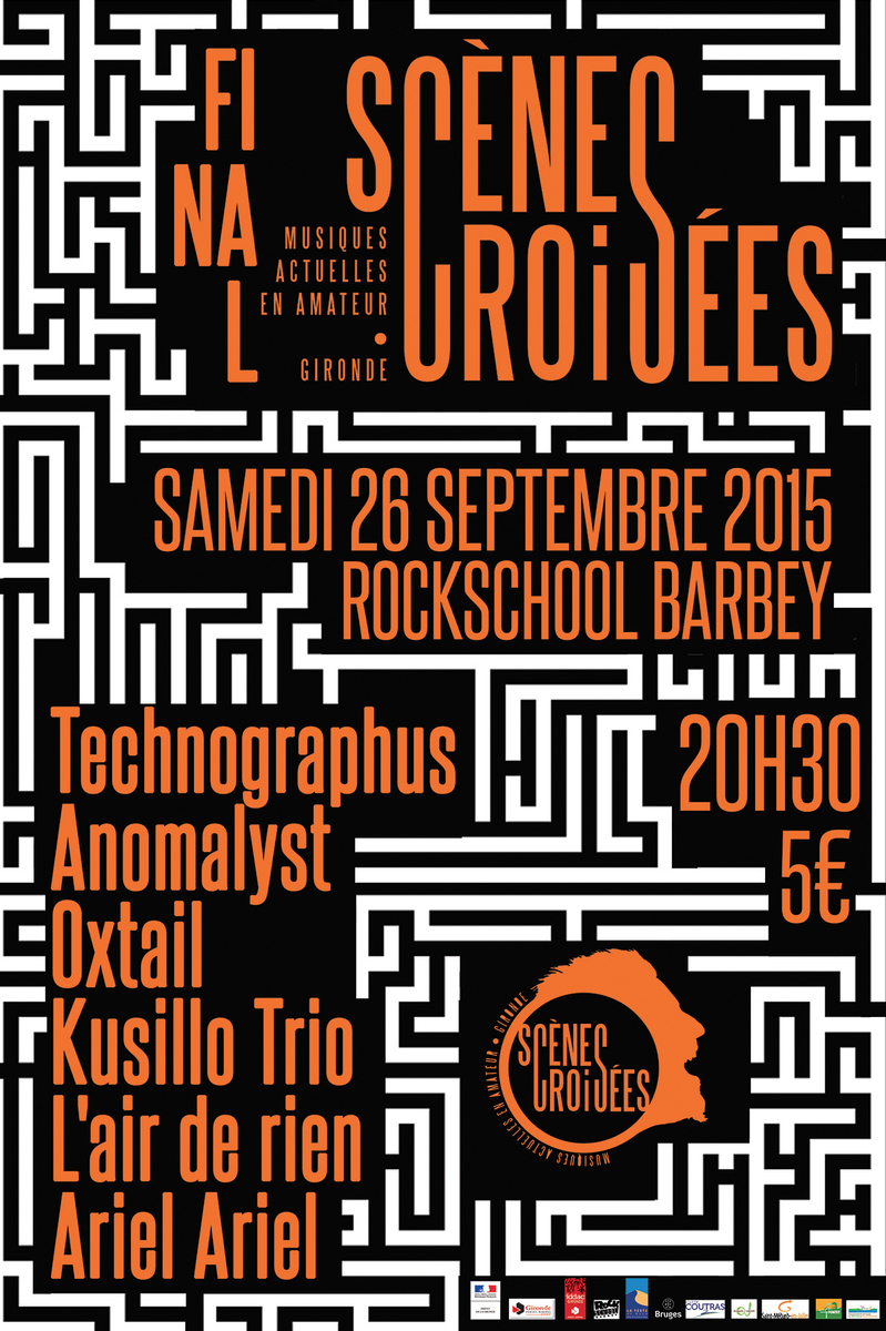 Finale du Tremplin Scènes Croisées Avec Technographus + Anomalyst + Oxtail + Kusillo Trio + L'air de rien + Ariel Ariel