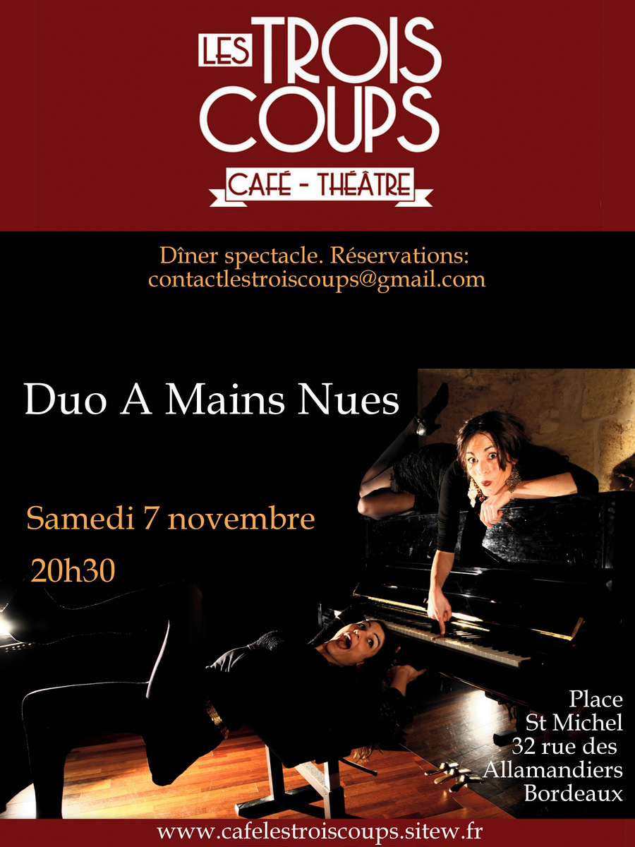 Concert classique théâtral et burlesque Avec Duo A Mains Nues