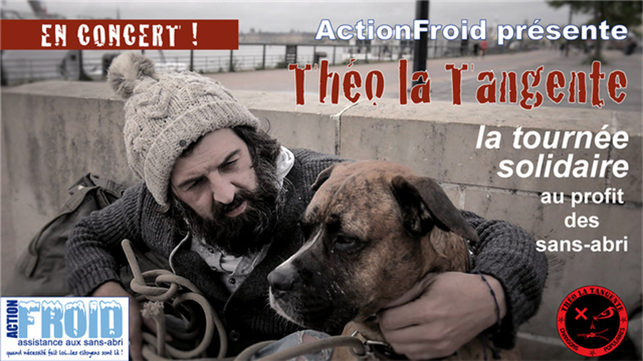 Concert Solidaire au profit des sans-abris : avec Théo la Tangente