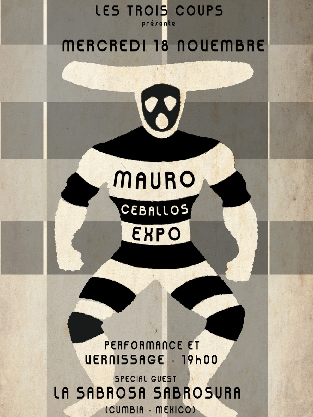 Vernissage de Mauro Ceballos + concert de La Sabrosa Sabrosura