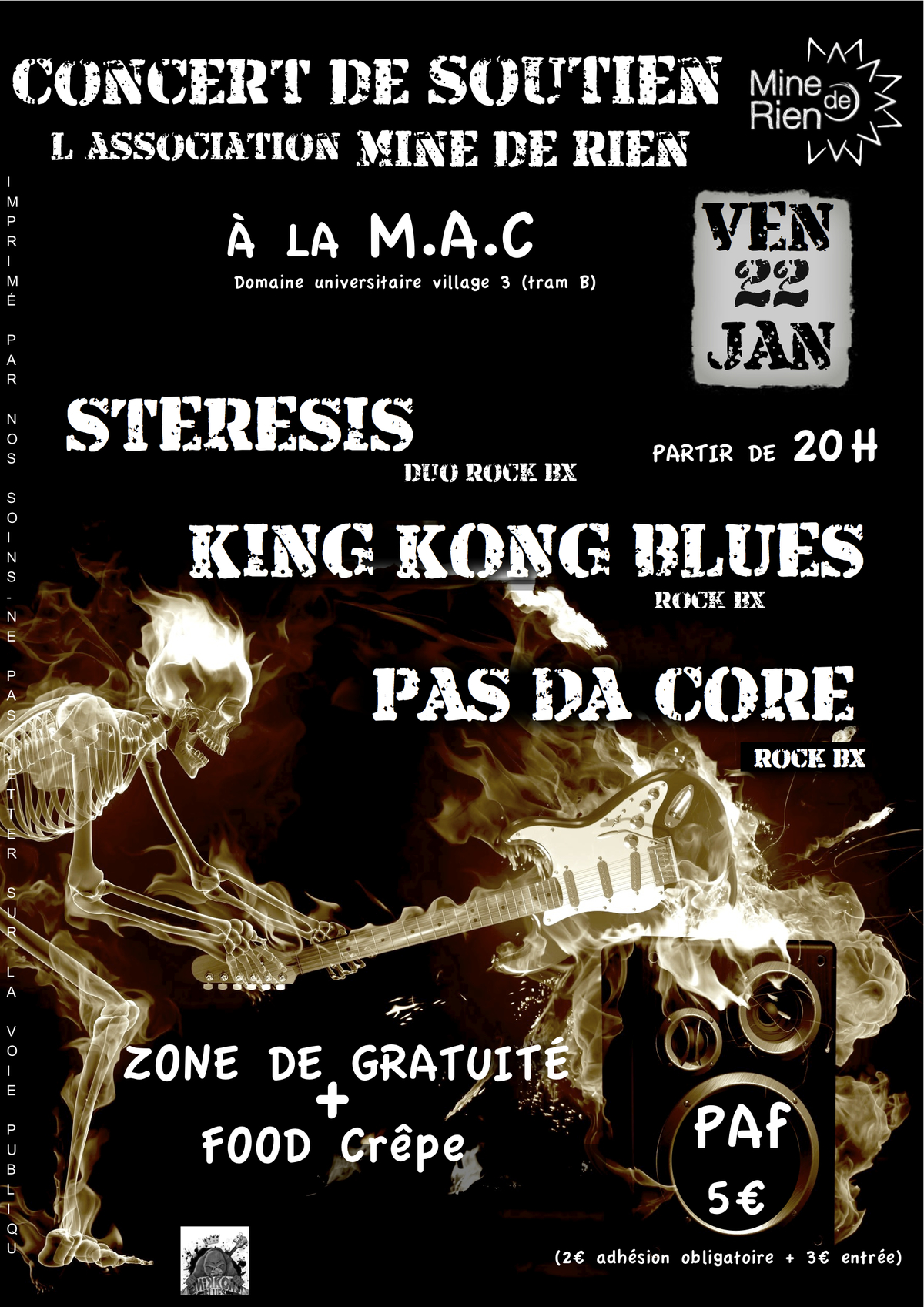 Concert de Soutien à l'association Mine de rien