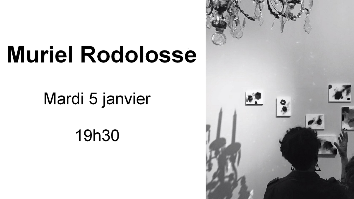 Conférence de l'artiste Muriel Rodolosse