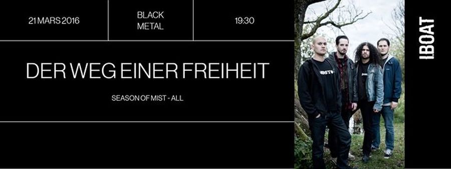 DER WEG EINER FREIHEIT + HARAKIRI FOR THE SKY + THE GREAT OLD ONES