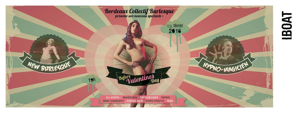 CABARET NEW BURLESQUE + HYPNO-MAGIE + LIVE MUSIC ET TATTOO