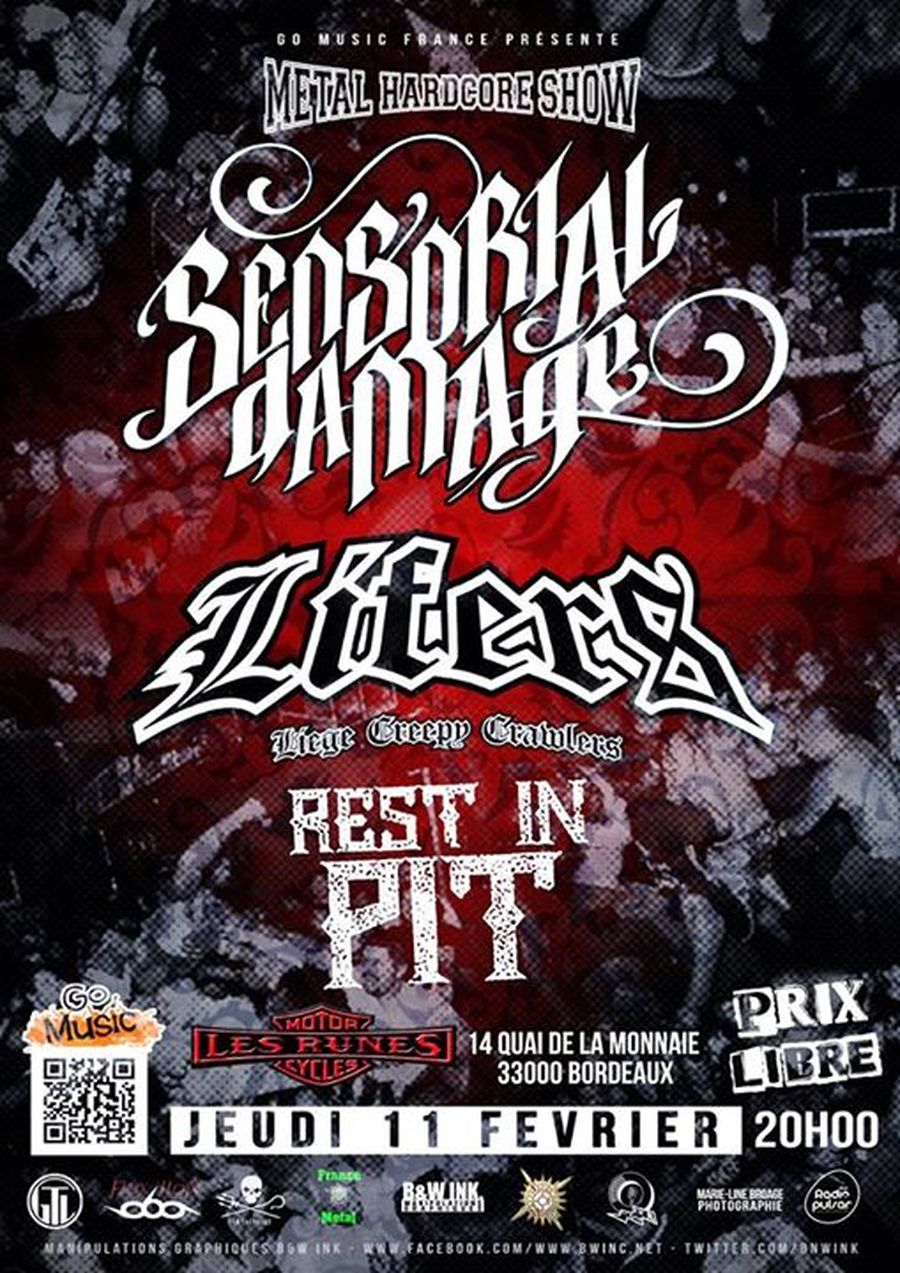 SENSORIAL DAMAGE + LIFERS + REST IN PIT