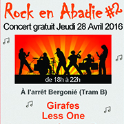 Rock En Abadie #2 Avec Alive + Girafes + Less One + Lawrence Collins Band + David Pilarsky