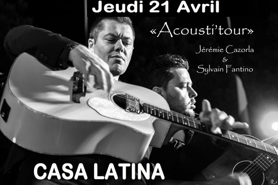 Jérémie Cazorla et Sylvain Fantino ''Acousti'tour''
