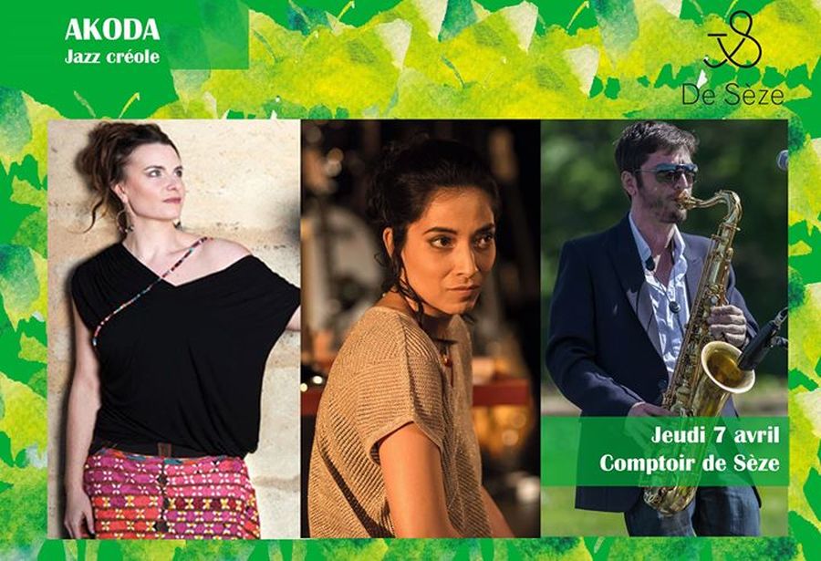 Akoda Trio au Comptoir de Sèze