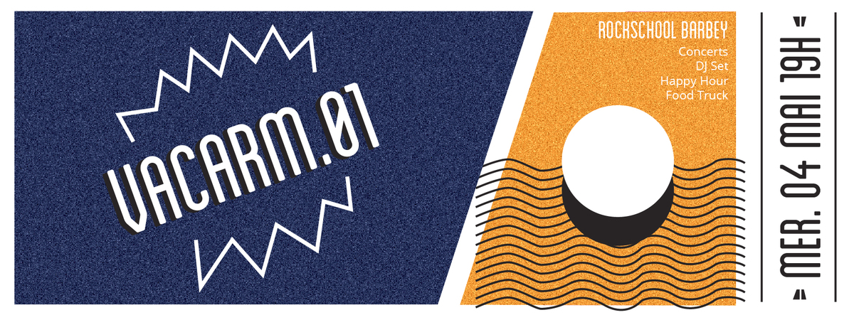 VACARM.01 AVEC BLACKBIRD HILL + DJ MUSASHI + LABEL EPOK + SIZ + LESS MINDED + DJ SET LIEU PUBLIC