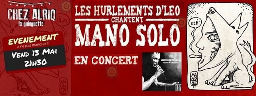 Les Hurlements d'Léo ''chantent Mano Solo''