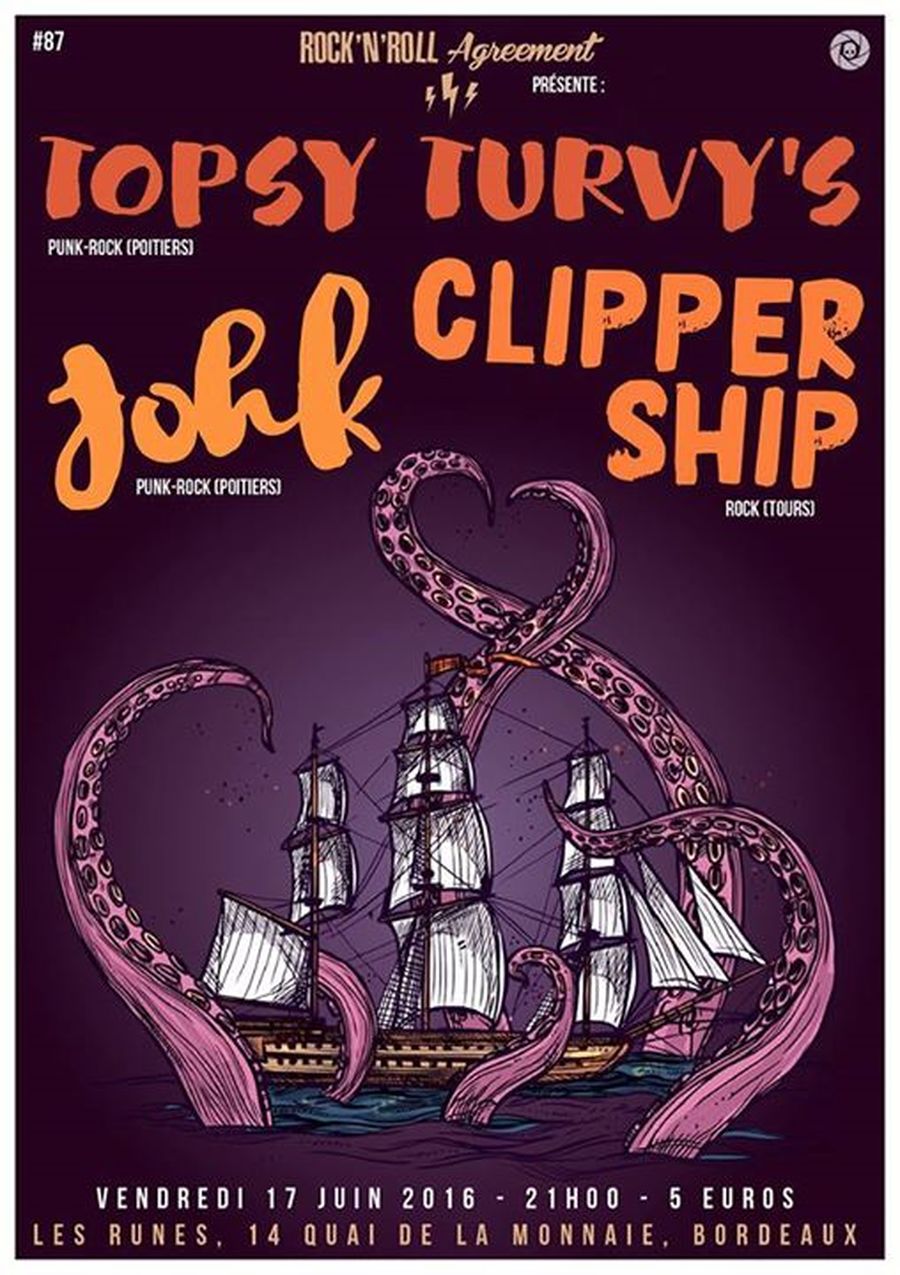 Topsy Turvy's + JohK + Clipper ship