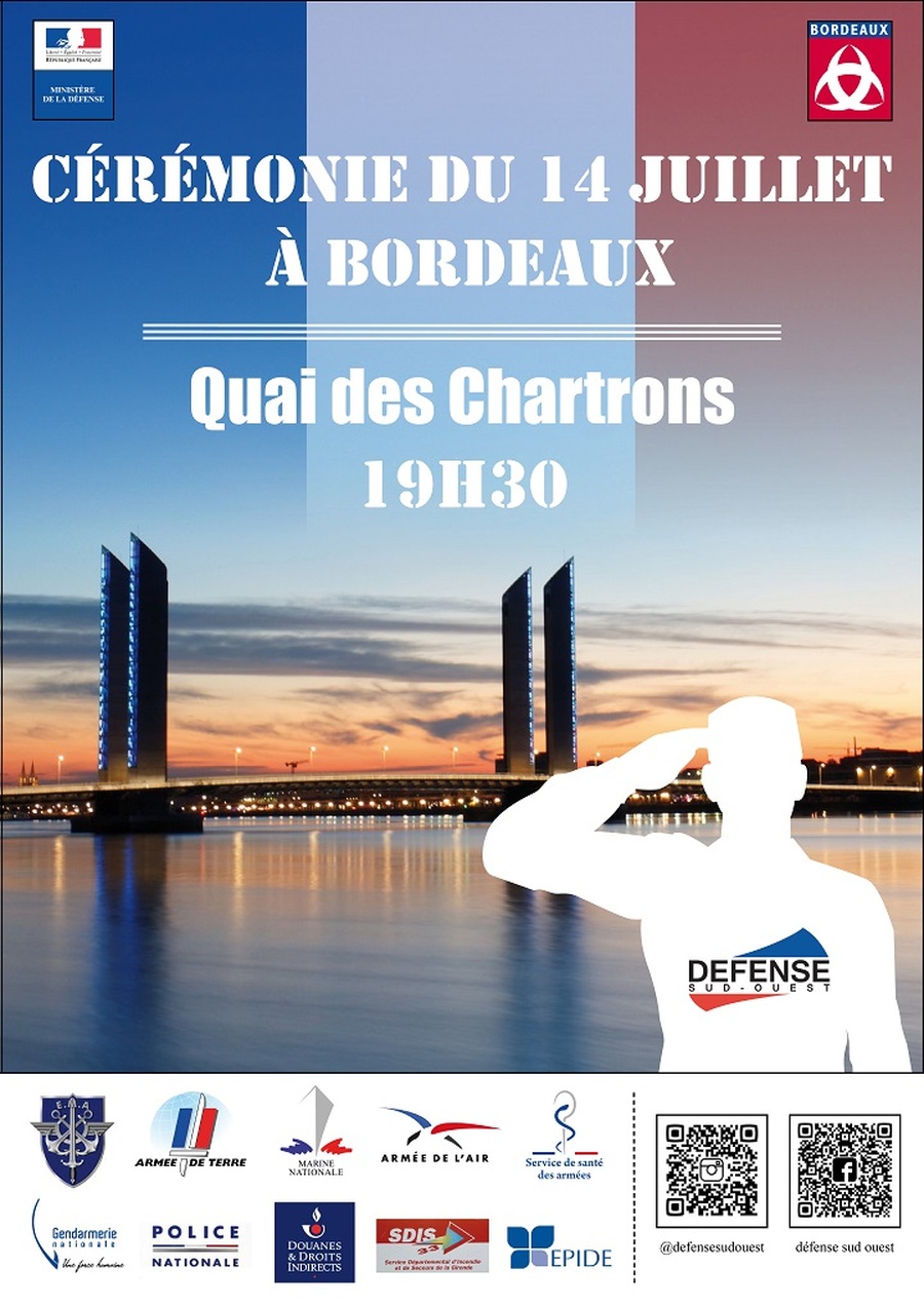 Cérémonie du 14 Juillet : bal populaire de la Mairie de Bordeaux