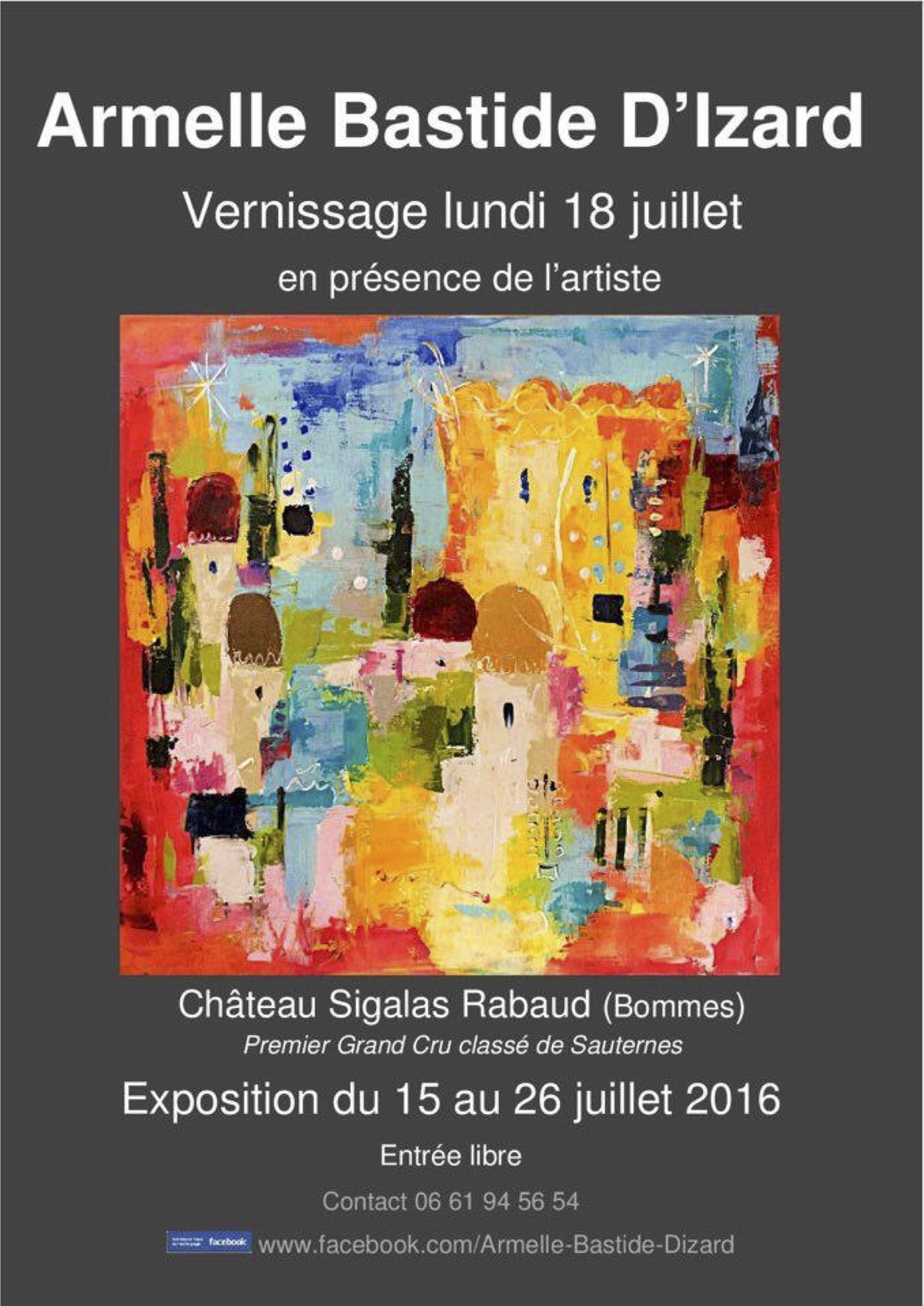 Quand Art et Terroir entrent en osmose : Exposition d'Armelle Bastide d'Izard