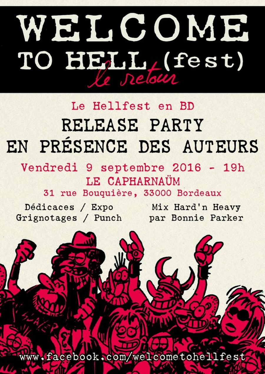 Welcome to HELL(fest) le retour - Release party bordelaise