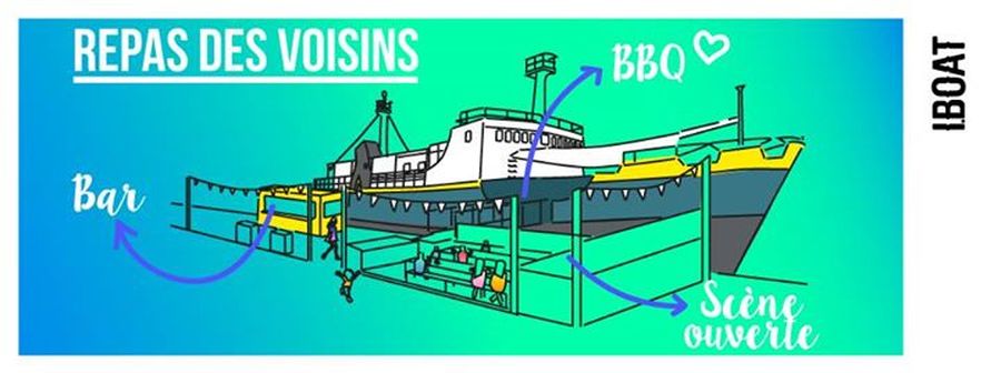 Aperoboat : Repas des voisins x Scène ouverte