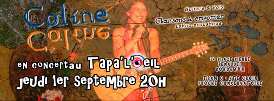 Concert Tapas : Colíne ♫