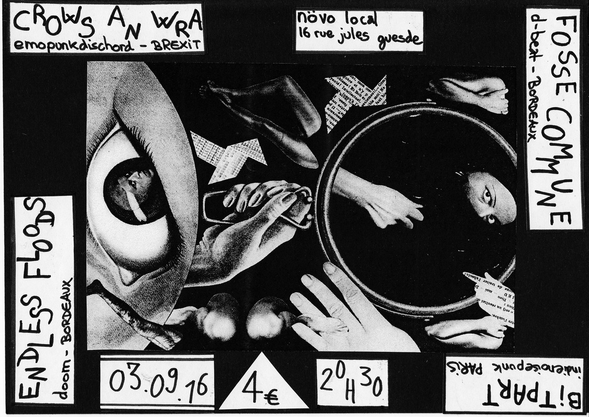 FOSSE COMMUNE + BITPART + CROWS AN WRA + ENDLESS FLOODS