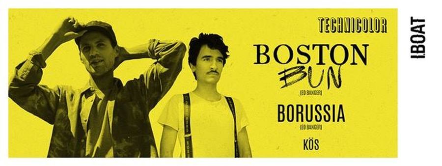 Technicolor : avec Boston Bun + Borussia + Kös