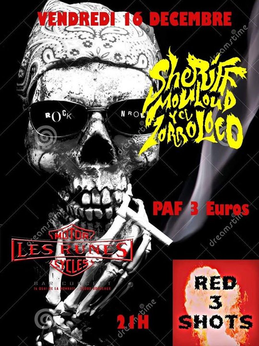 Sheriff Mouloud Yel Zorro Loco + Red 3 SHOTS