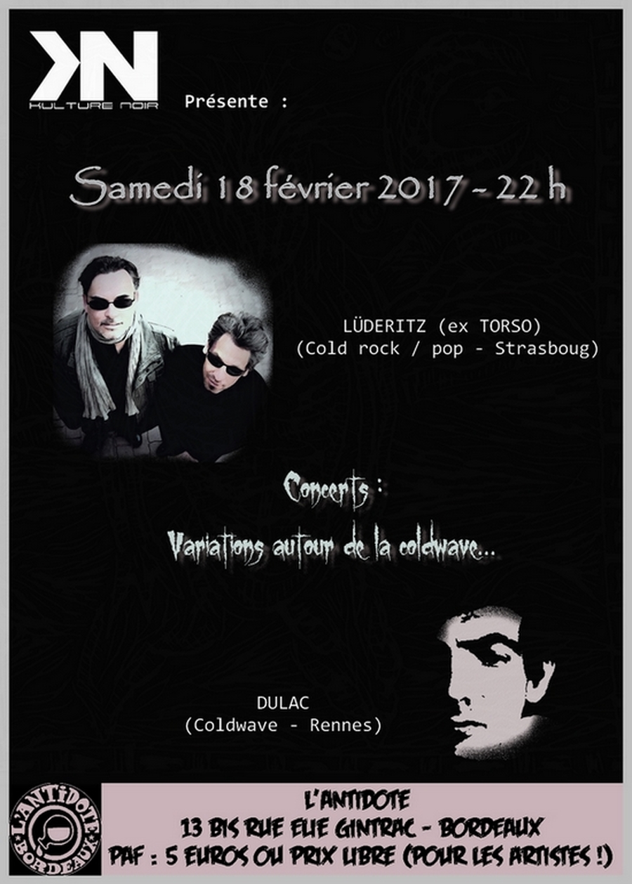 Soirée KN : avec Lüderitz + DULAC