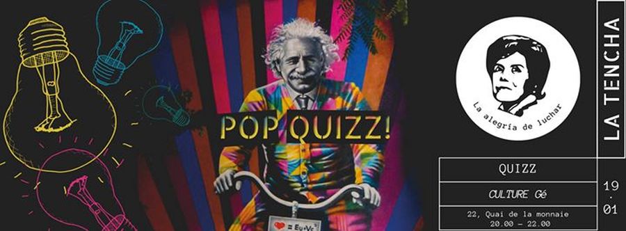 [ANNULÉ] Pop Quizz #1, la soirée quizz de la Tencha