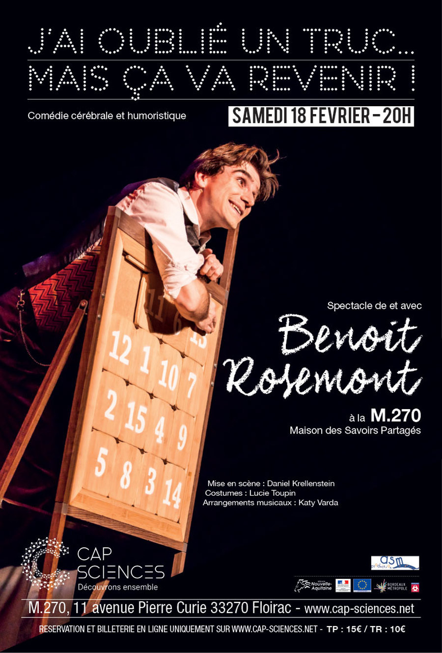 J'ai oublié un truc ... mais ça va revenir !