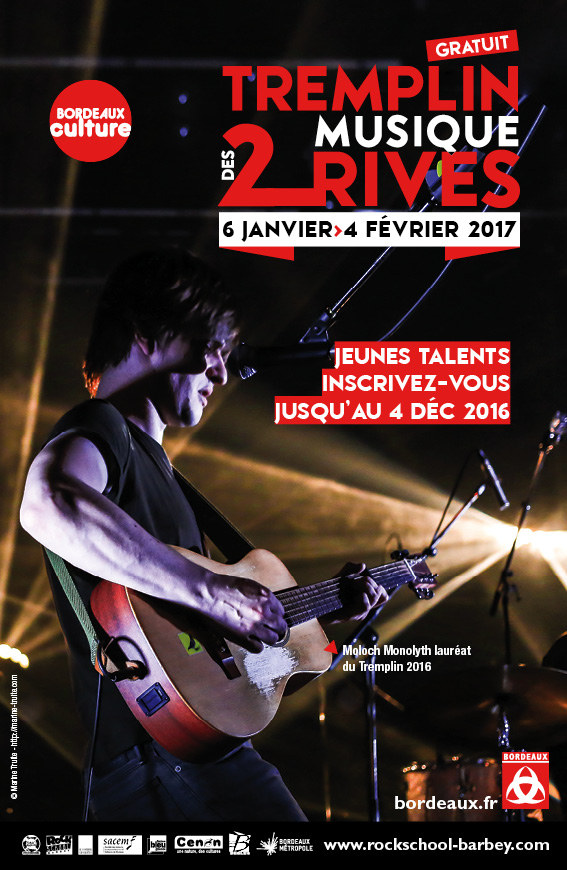 Tremplin Musique Des 2 Rives, sélection Quartier Saint-Augustin