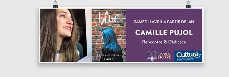 Camille Pujol en dédicace