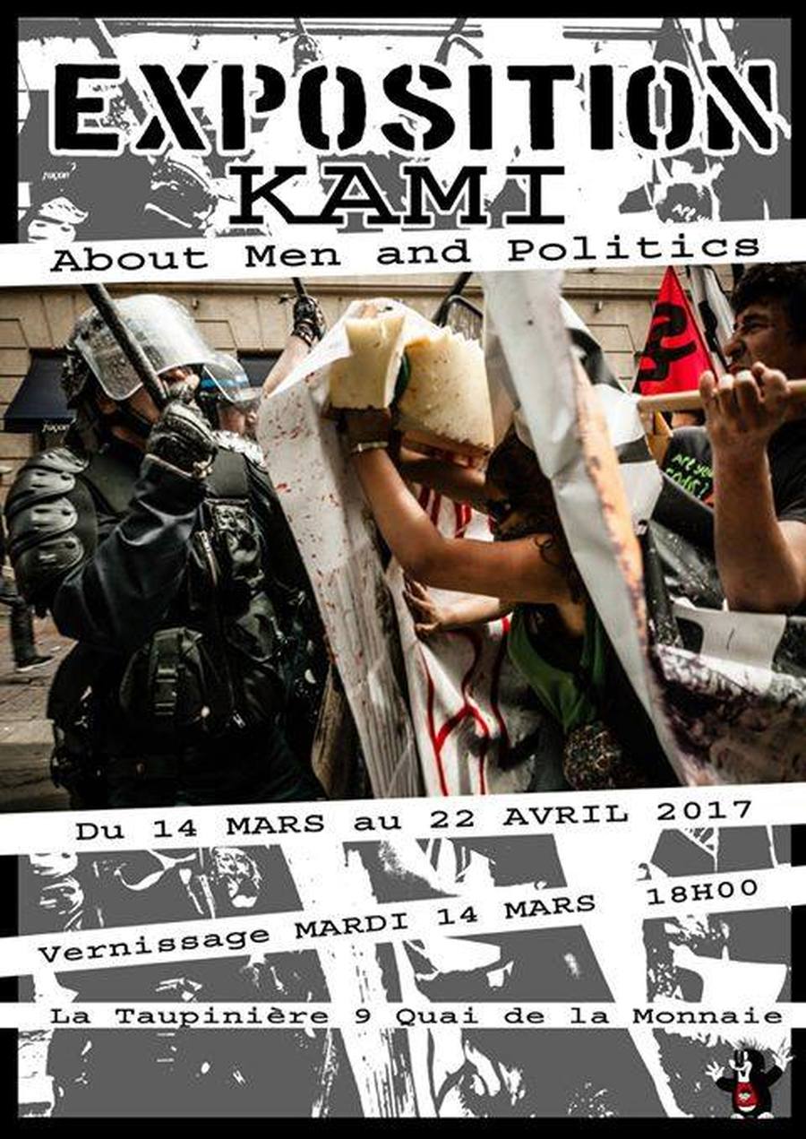 Vernissage ''About Men And Politics'', expo photo par KAMI