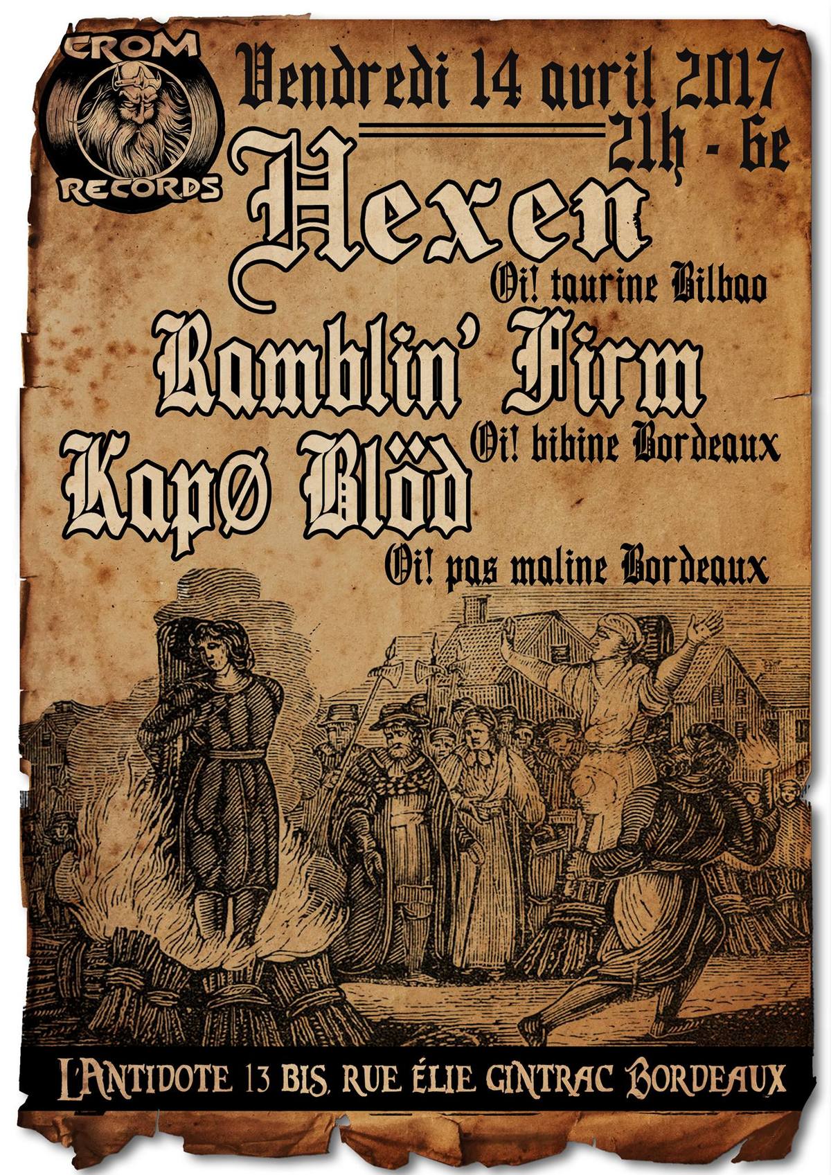 Hexen + Ramblin'Firm + Kapø Blöd