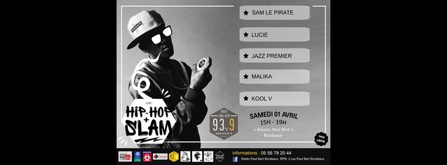 Block Party avec Sam le Pirate + Jazz Premier + Lucie - Malika + Cool V