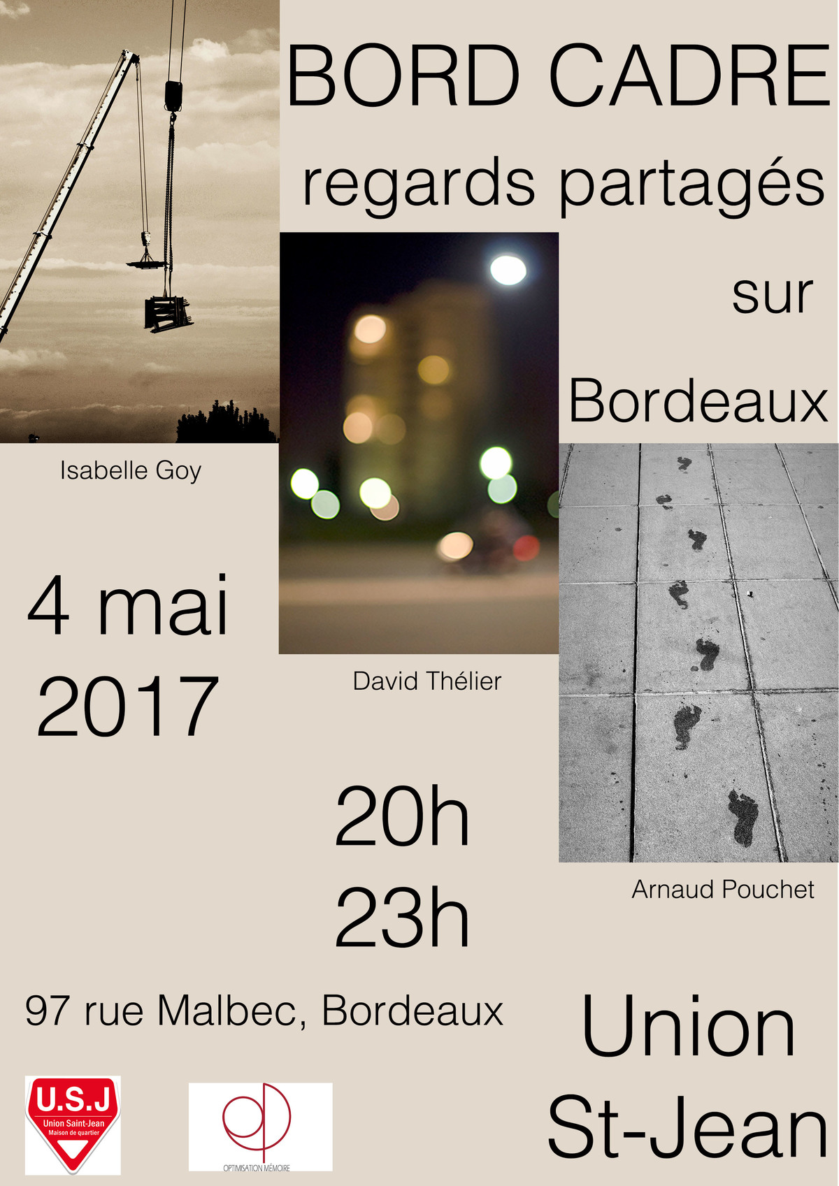 Bord cadre, expo éphémère 