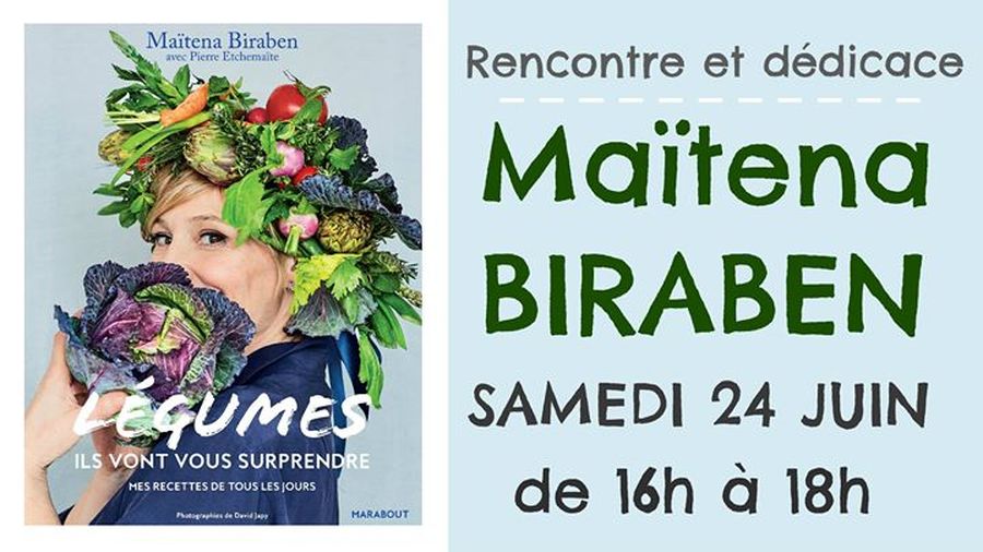 Maïtena Biraben en dédicace