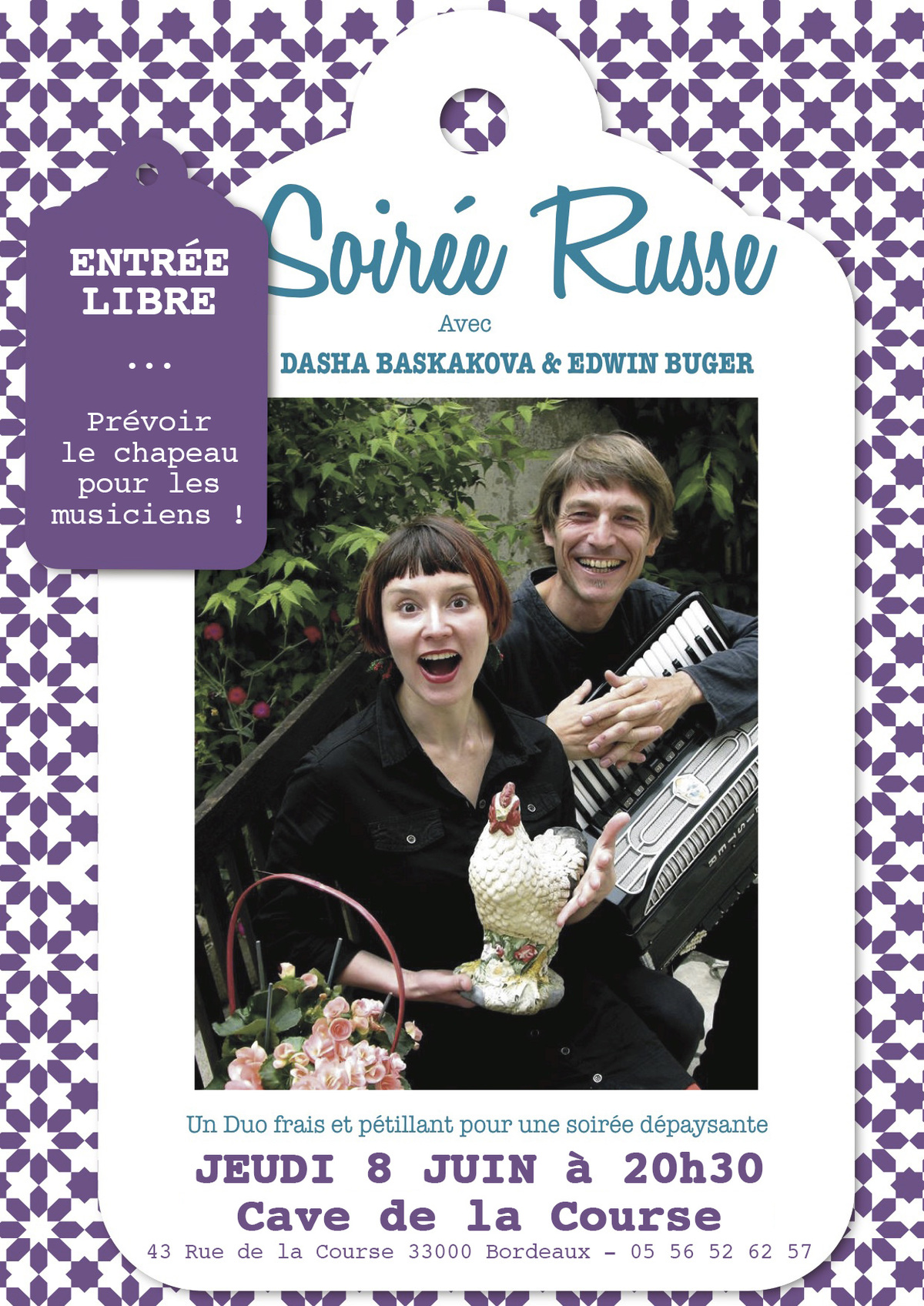 SOIRÉE RUSSE avec DASHA BASKAKOVA ET EDWIN BUGER
